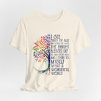 What a Wonderful World T-Shirt | Hippie Soul Gift