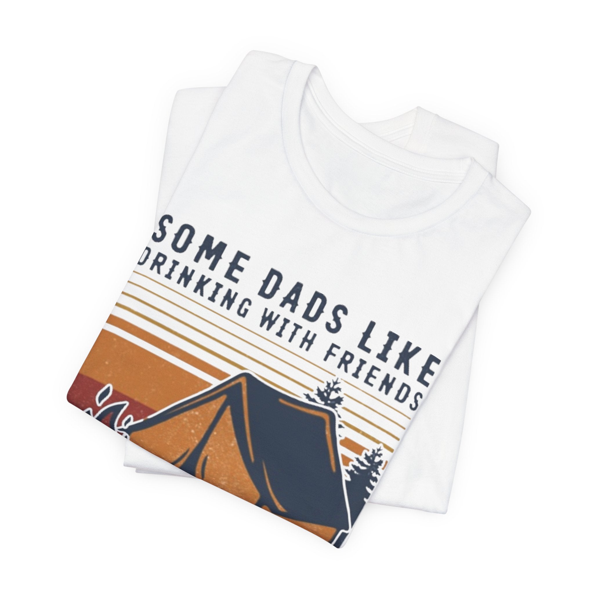 Great Dads Go Camping With Daughters T-Shirt | Camping Dad Gift