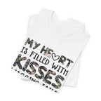 My Heart Filled With Kisses Wagging Tails T-Shirt | Dog Lover Gift