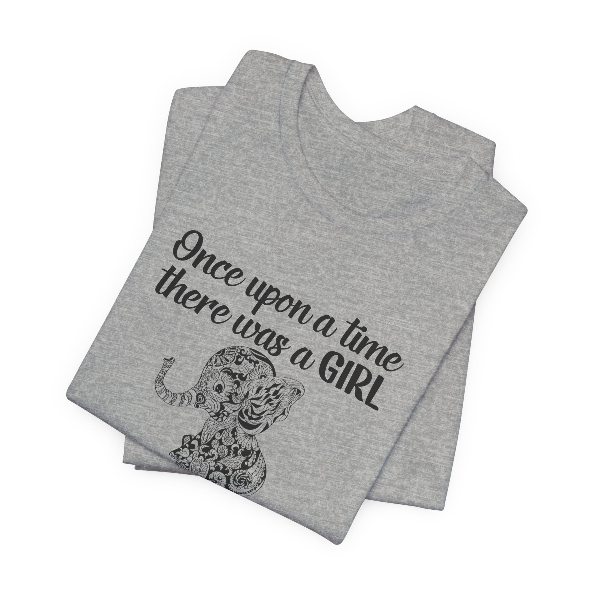 Girl Who Loved Elephants & Tattoos T-Shirt | Tattoo Lover Gift