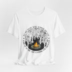 Not All Who Wander Are Lost T-Shirt | Campfire Lover Gift