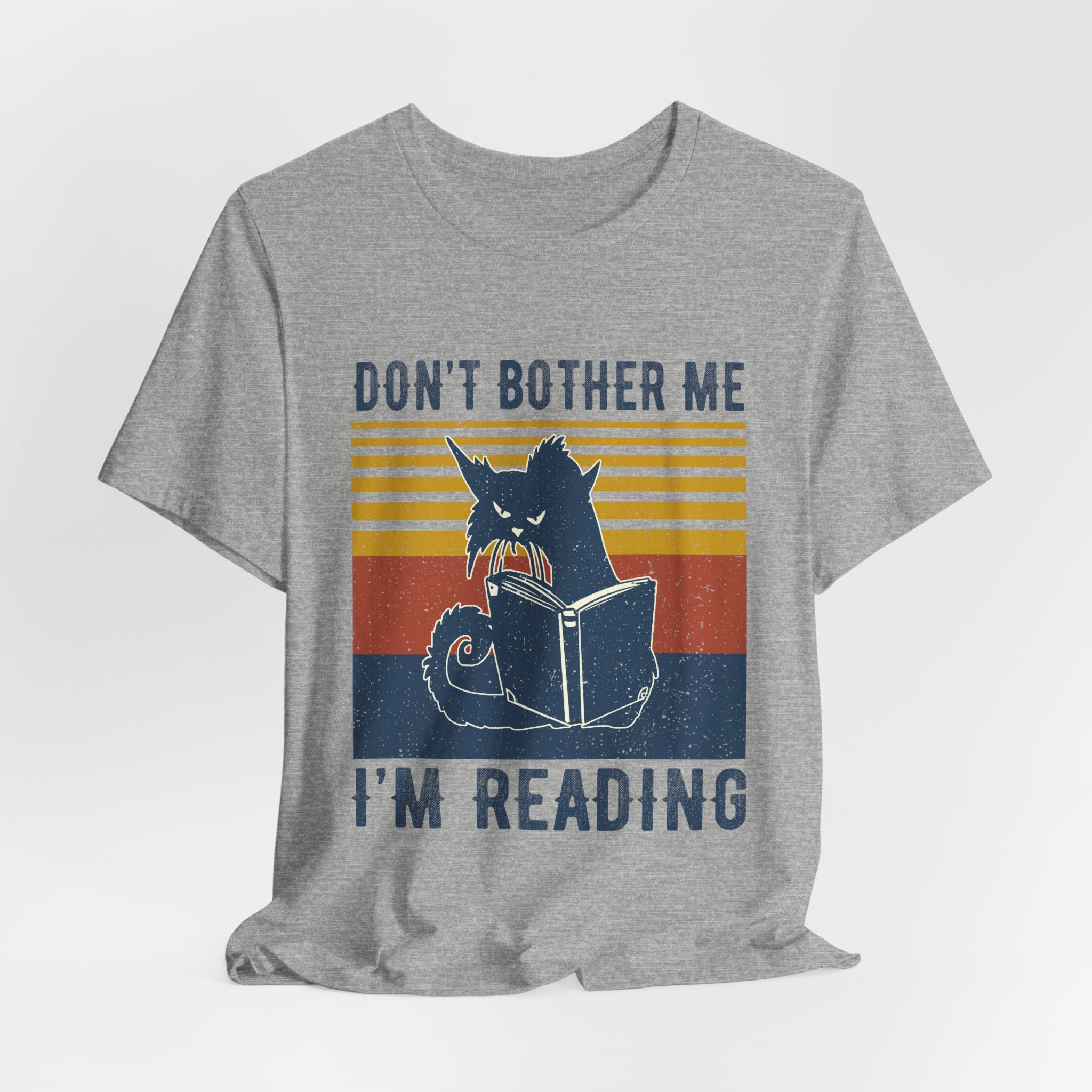 Don't Bother Me I'm Reading T-Shirt | Grumpy Cat Book Lover Gift