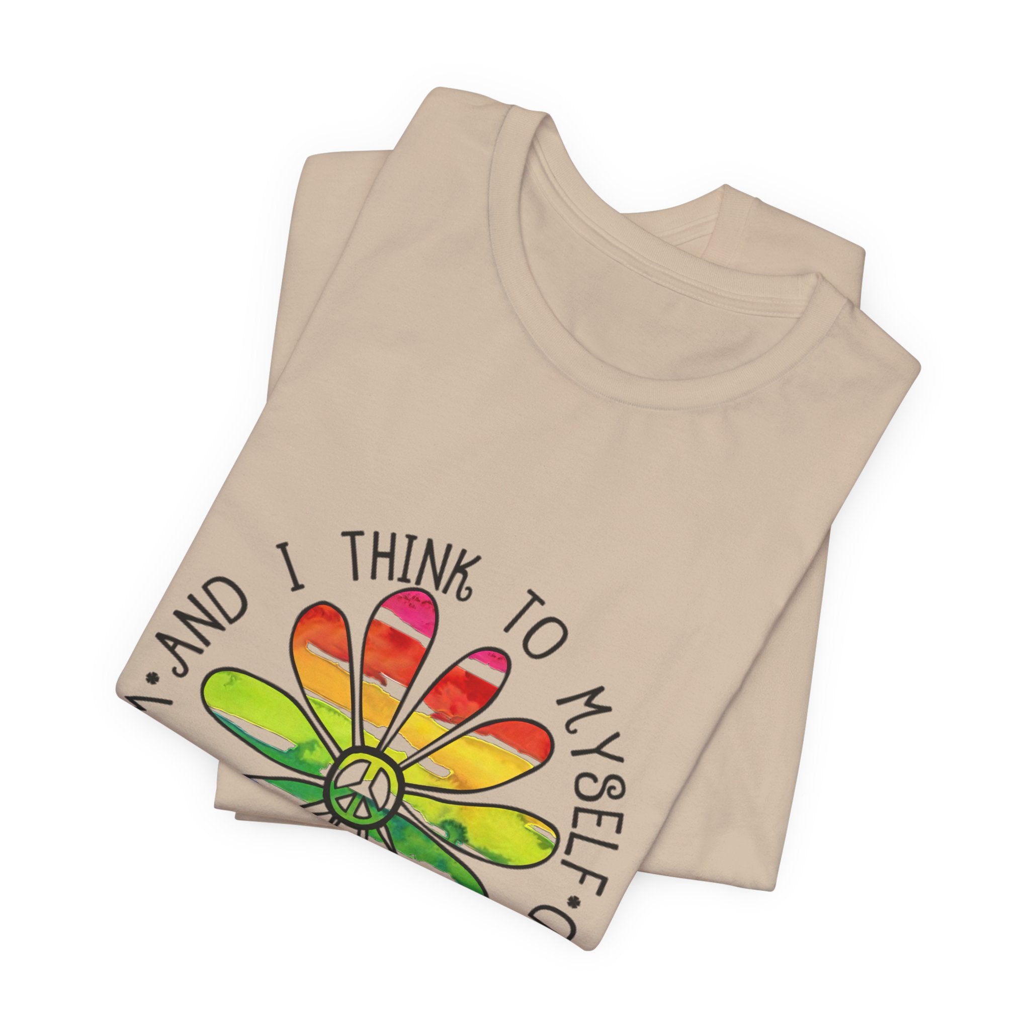 What A Wonderful World T-Shirt | Hippie Peace Lover Gift