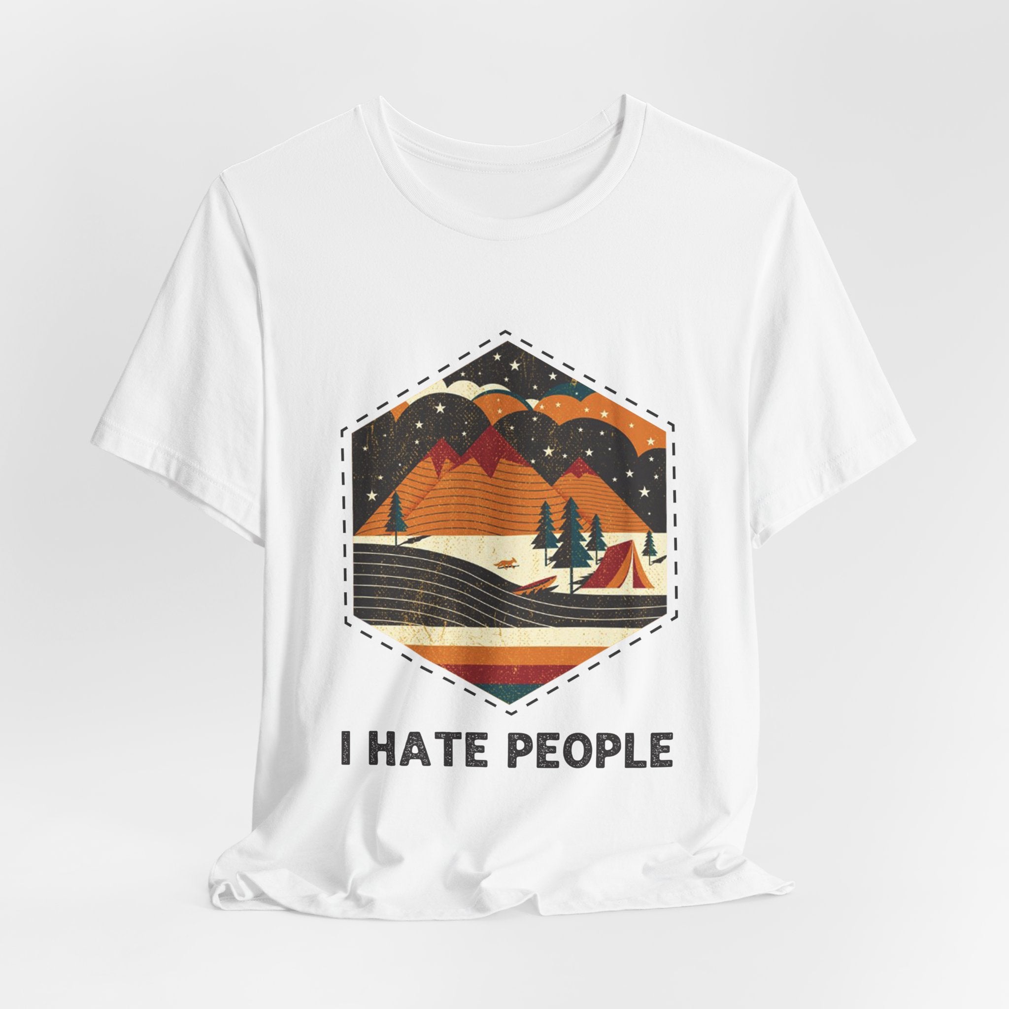 I Hate People T-Shirt | Introverted Camper Gift