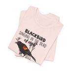 Blackbird Learn to Fly T-Shirt | Free Spirit Hippie Gift