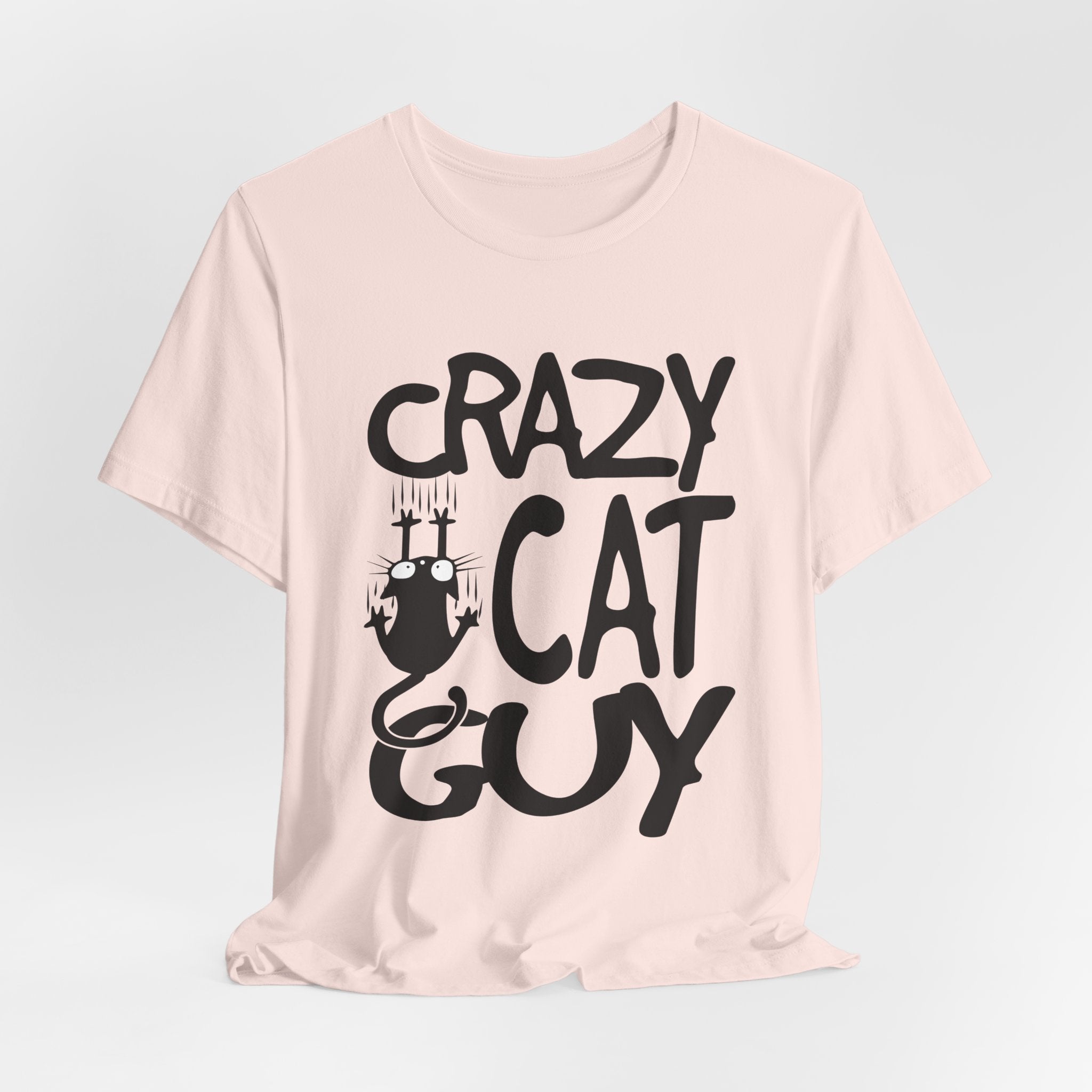 Crazy Cat Guy T-Shirt | Funny Cat Dad Gift
