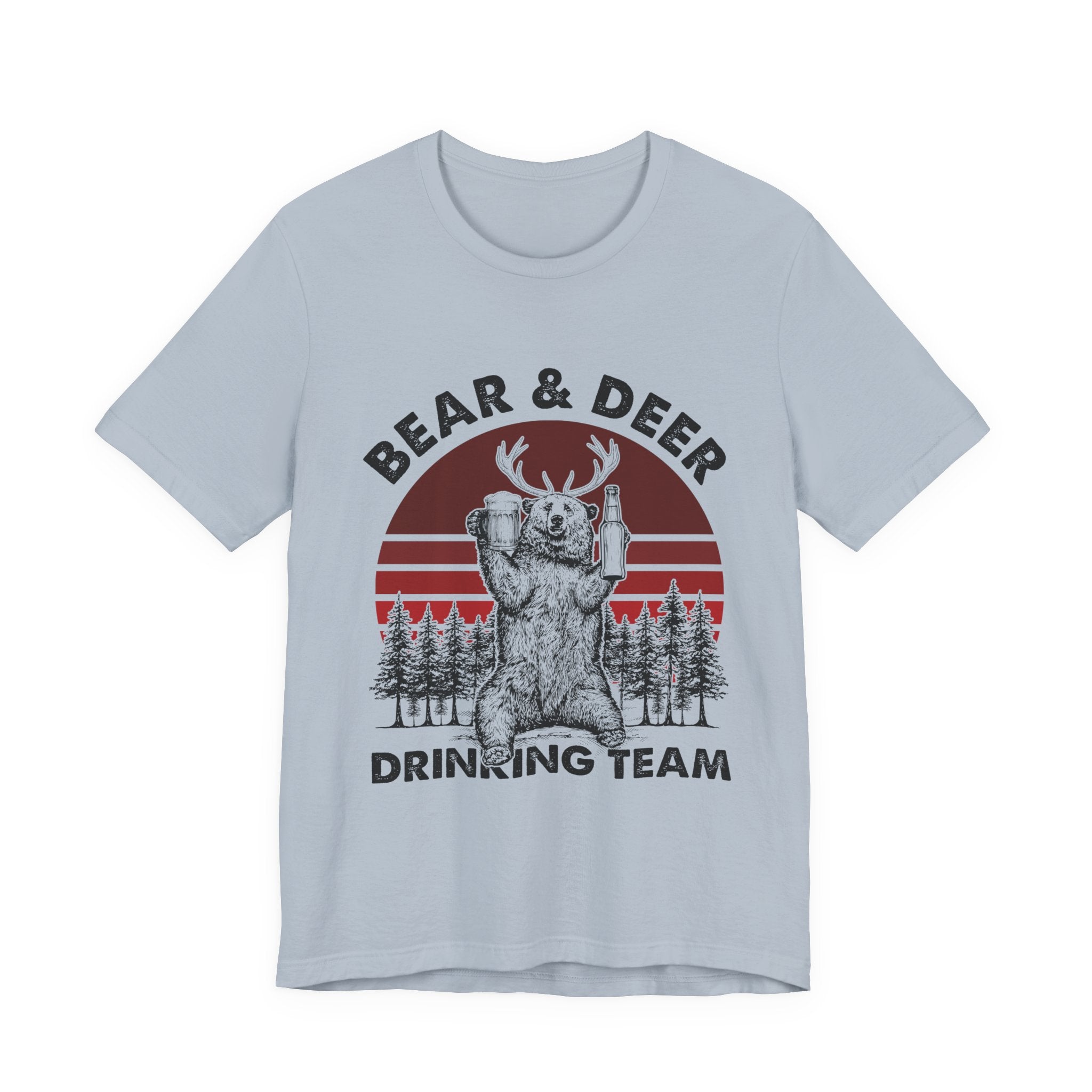 Bear & Deer Drinking Team T-Shirt | Campers Gift