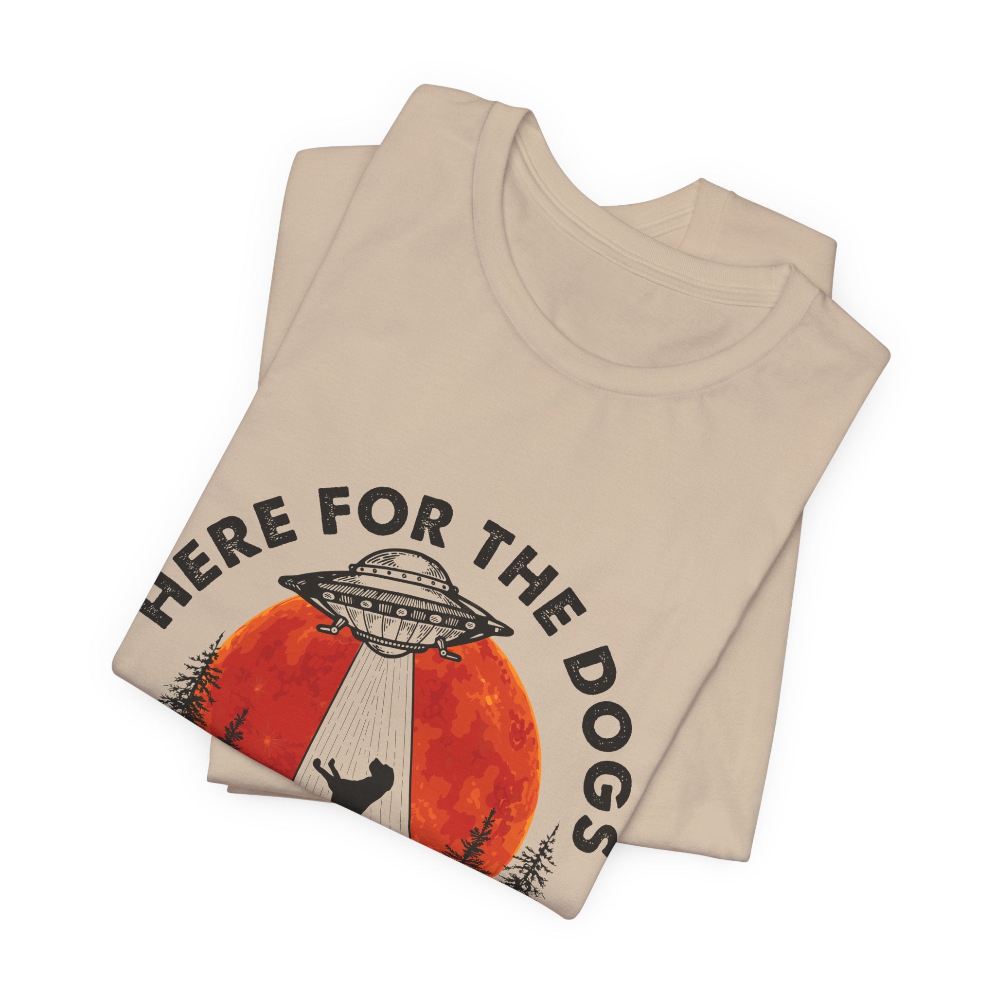 Here For The Dogs Humans Are Gross T-Shirt | Dog Lover Camper Gift