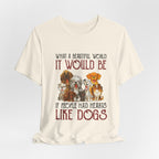 Hearts Like Dogs T-Shirt | Dog Lover Owner Gift