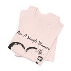 I Am A Simple Woman T-Shirt | Camping Life Gift