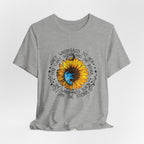 I Am The Storm Sunflower T-Shirt | Free Spirit Gift