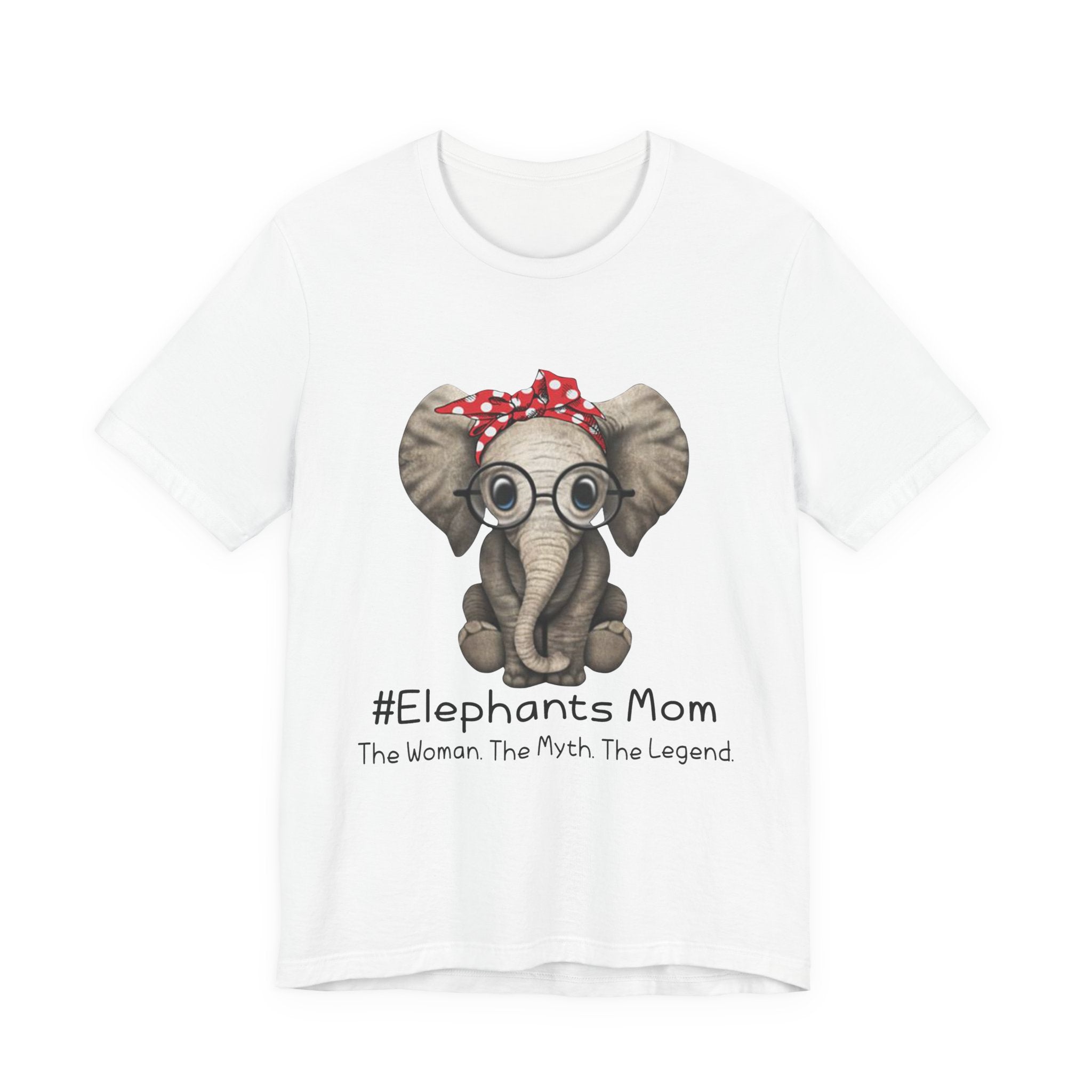 Elephants Mom The Legend T-Shirt | Elephant Lover Gift for Women