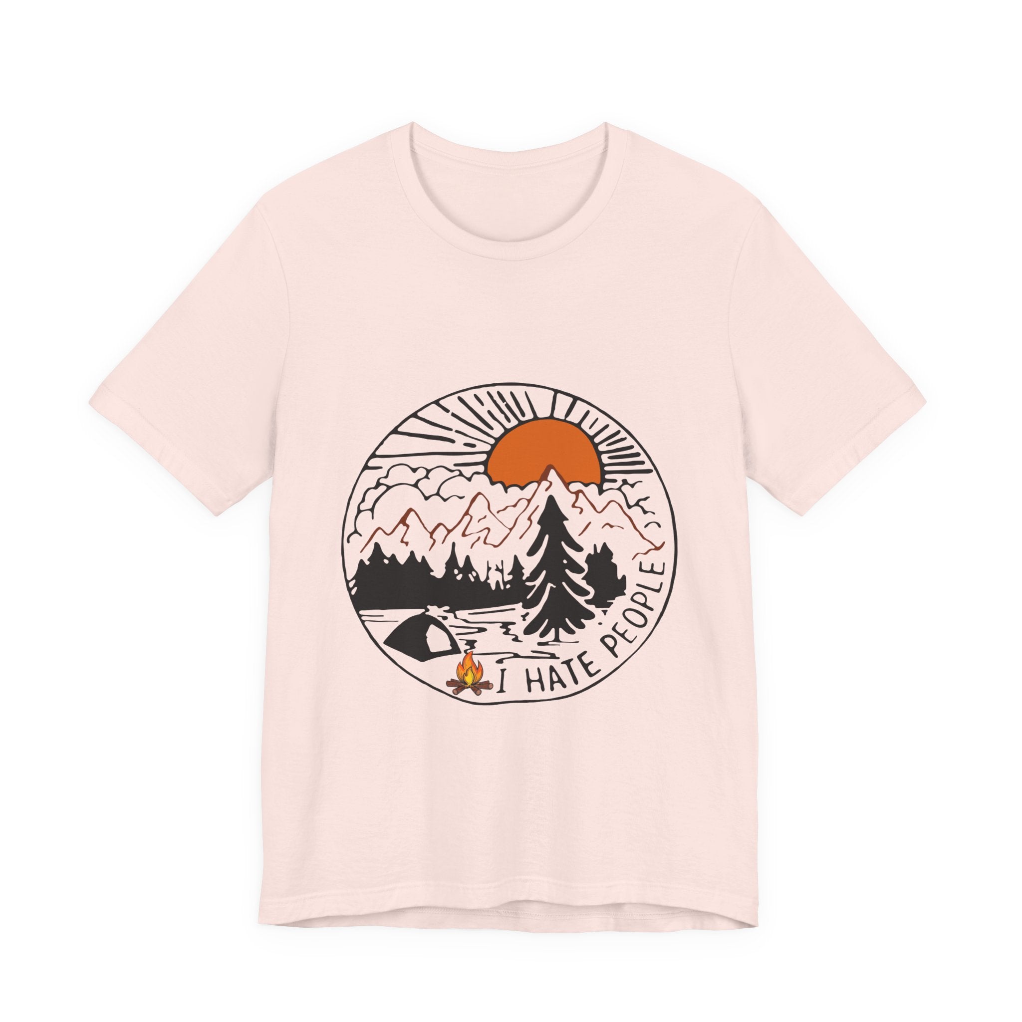 I HATE PEOPLE T-Shirt | Introverted Camper Gift