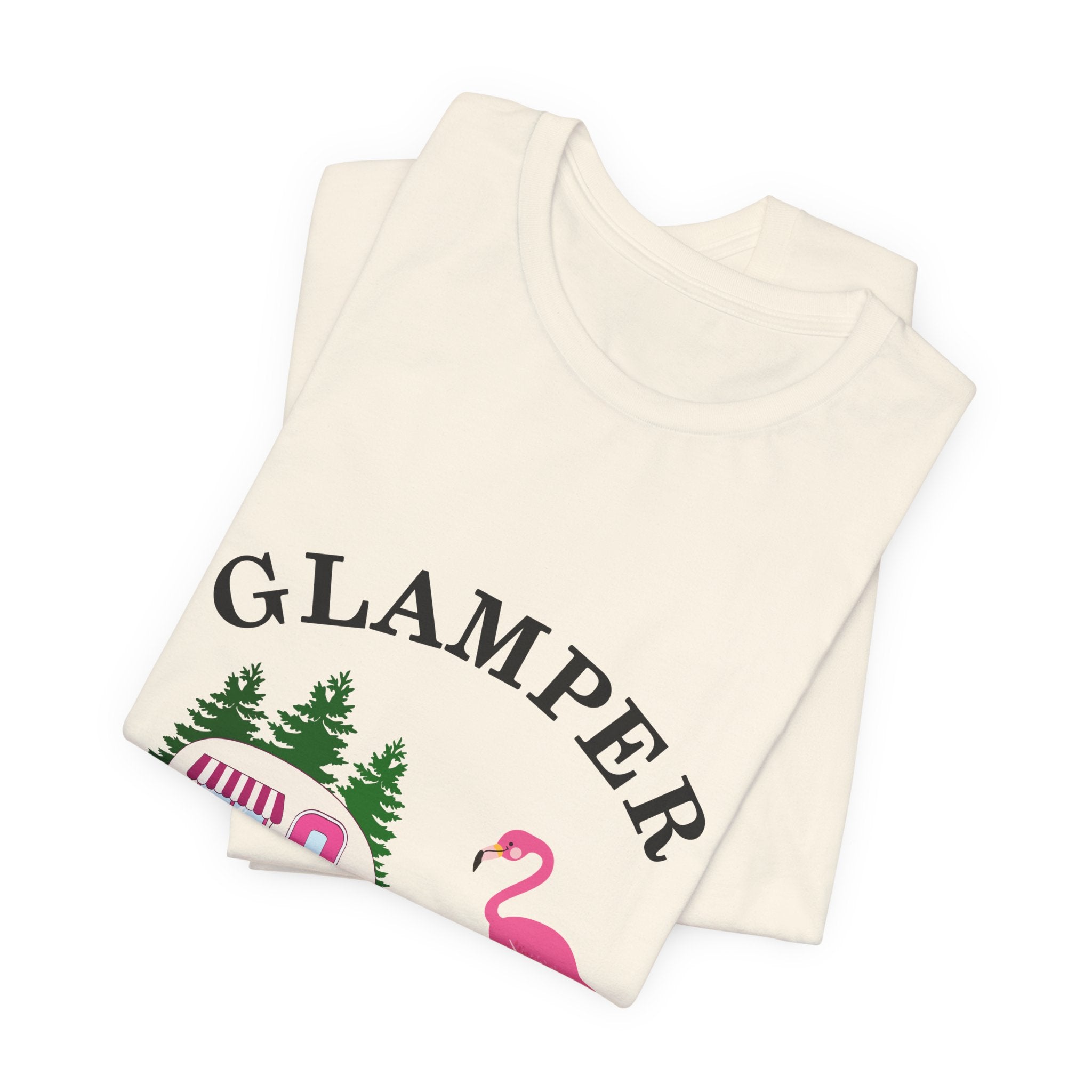 GLAMPER I Camp With Style T-Shirt | Glamping Lover Gift