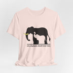 Only Elephants Should Wear Ivory T-Shirt | Wildlife Advocate Gift