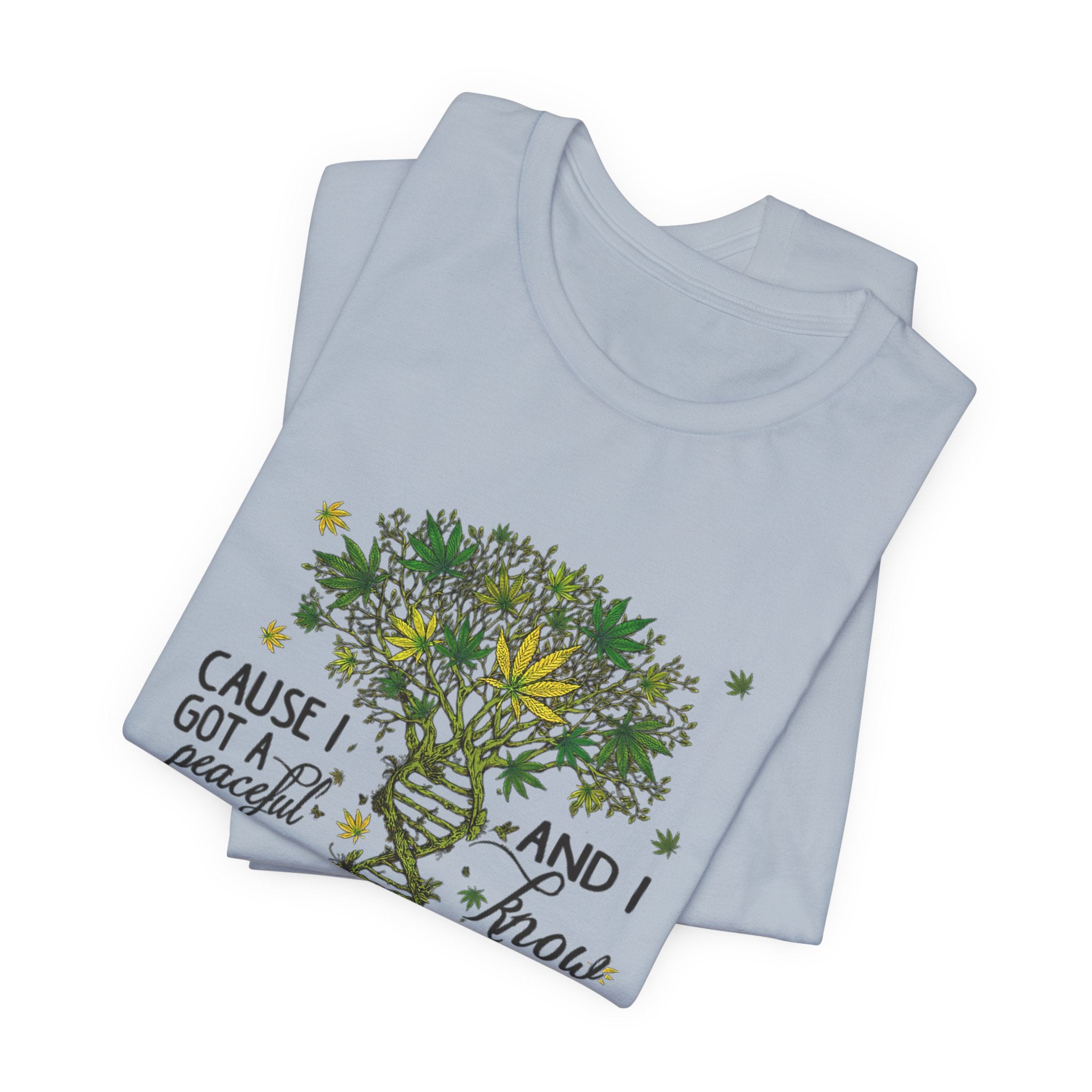 Peaceful Easy Feeling T-Shirt | Hippie Soul Cannabis DNA Gift