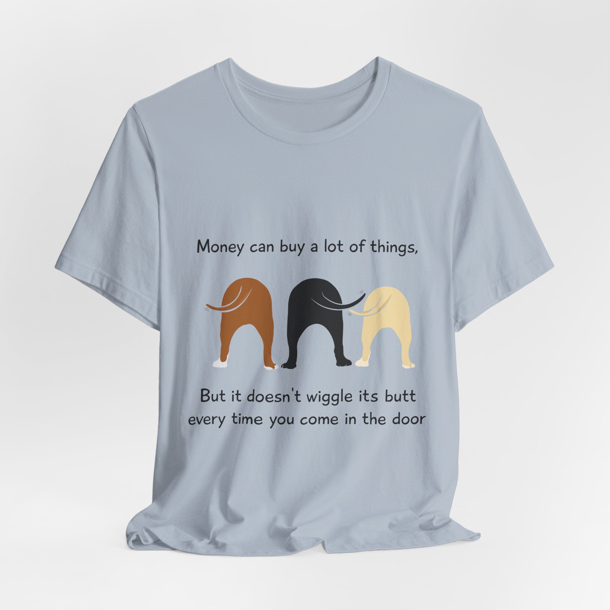 Wiggle Butt Dog Greeting T-Shirt | Dog Lover Gift