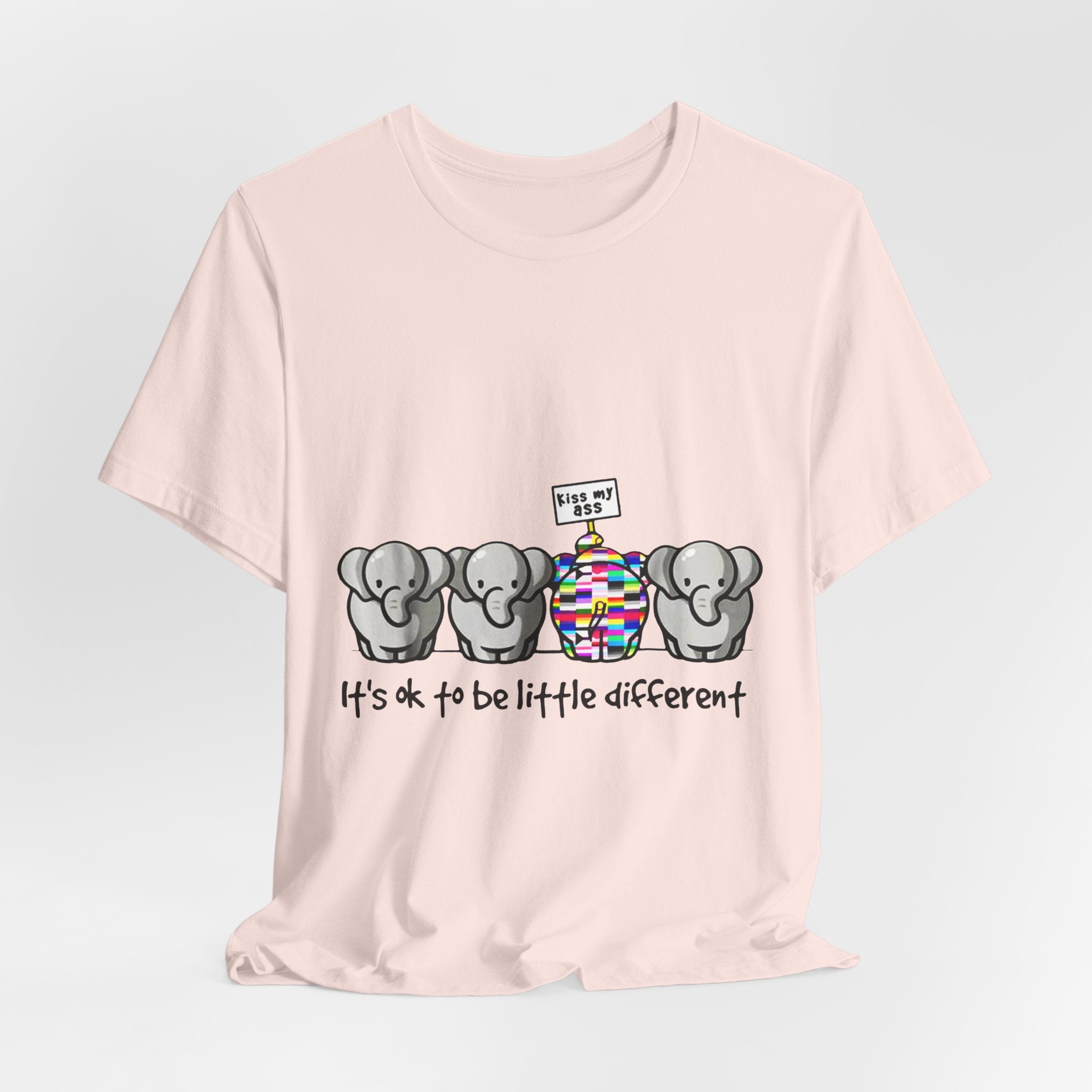 It's Ok To Be Different Elephant T-Shirt | Sassy Wildlife Gift
