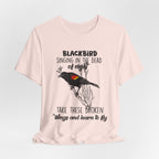 Blackbird Learn to Fly T-Shirt | Free Spirit Hippie Gift