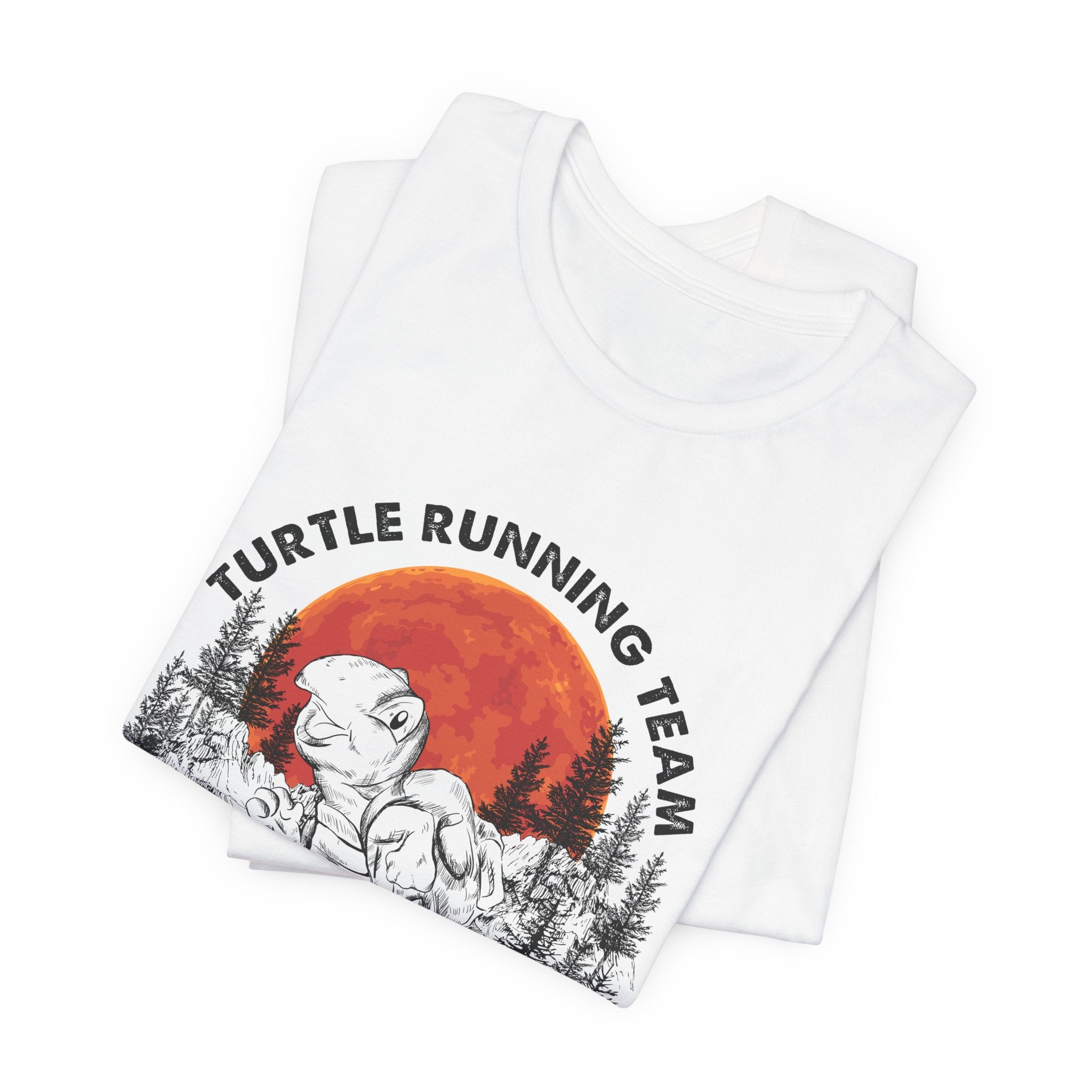Turtle Running Team T-Shirt | Funny Outdoor Runner Gift