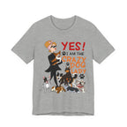Crazy Dog Lady T-Shirt | Funny Dog Mom Gift for Pet Lovers