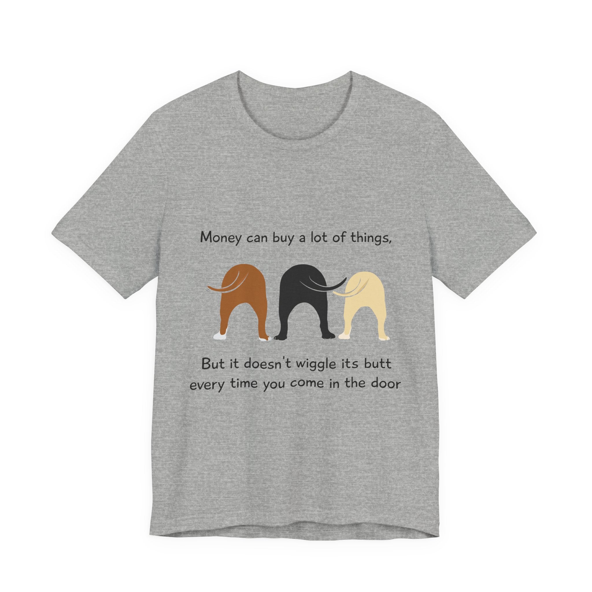 Wiggle Butt Dog Greeting T-Shirt | Dog Lover Gift