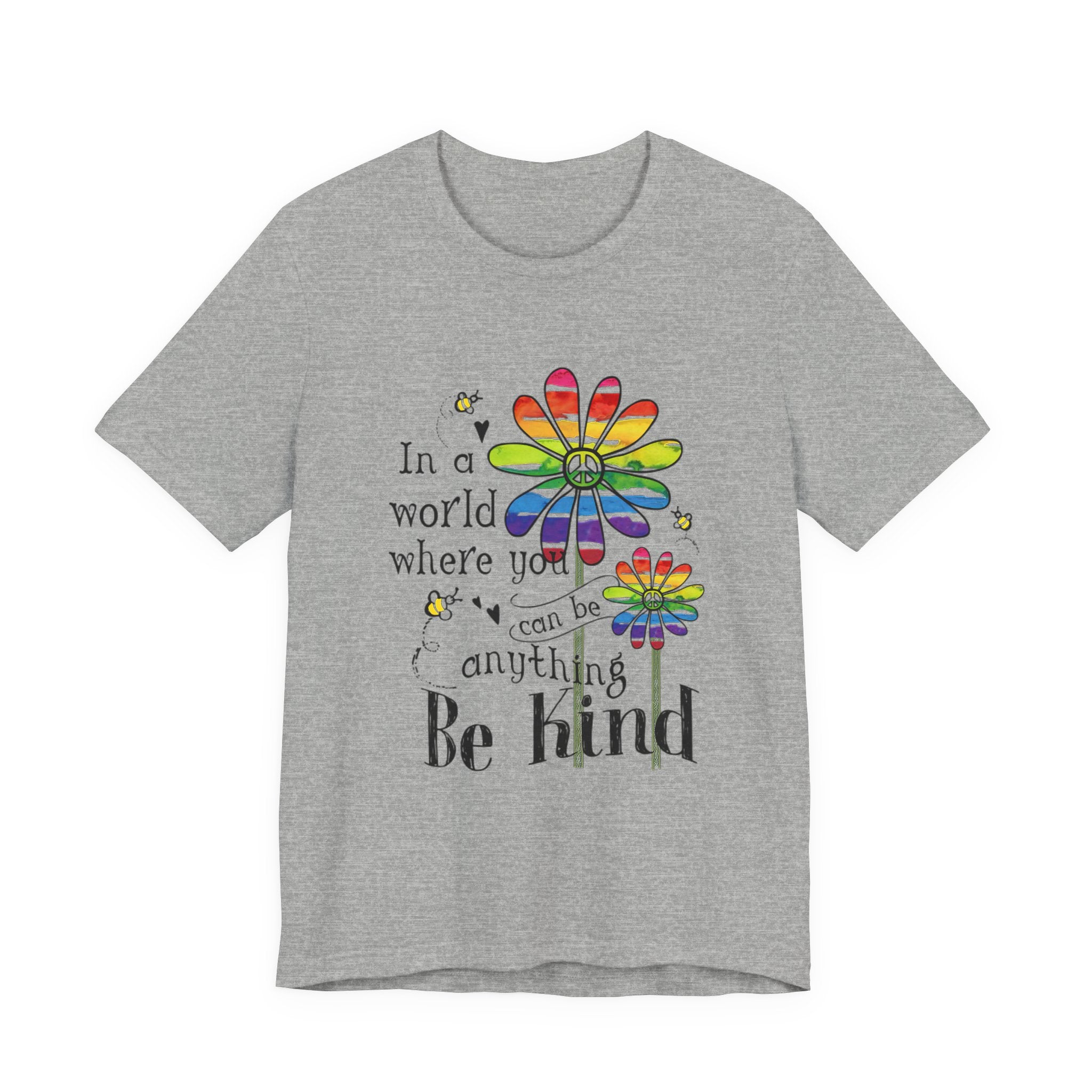 In A World Be Kind T-Shirt | Peace Lover Gift