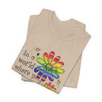 In A World Be Kind T-Shirt | Peace Lover Gift