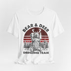 Bear & Deer Drinking Team T-Shirt | Campers Gift