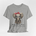 Elephants Mom The Legend T-Shirt | Elephant Lover Gift for Women