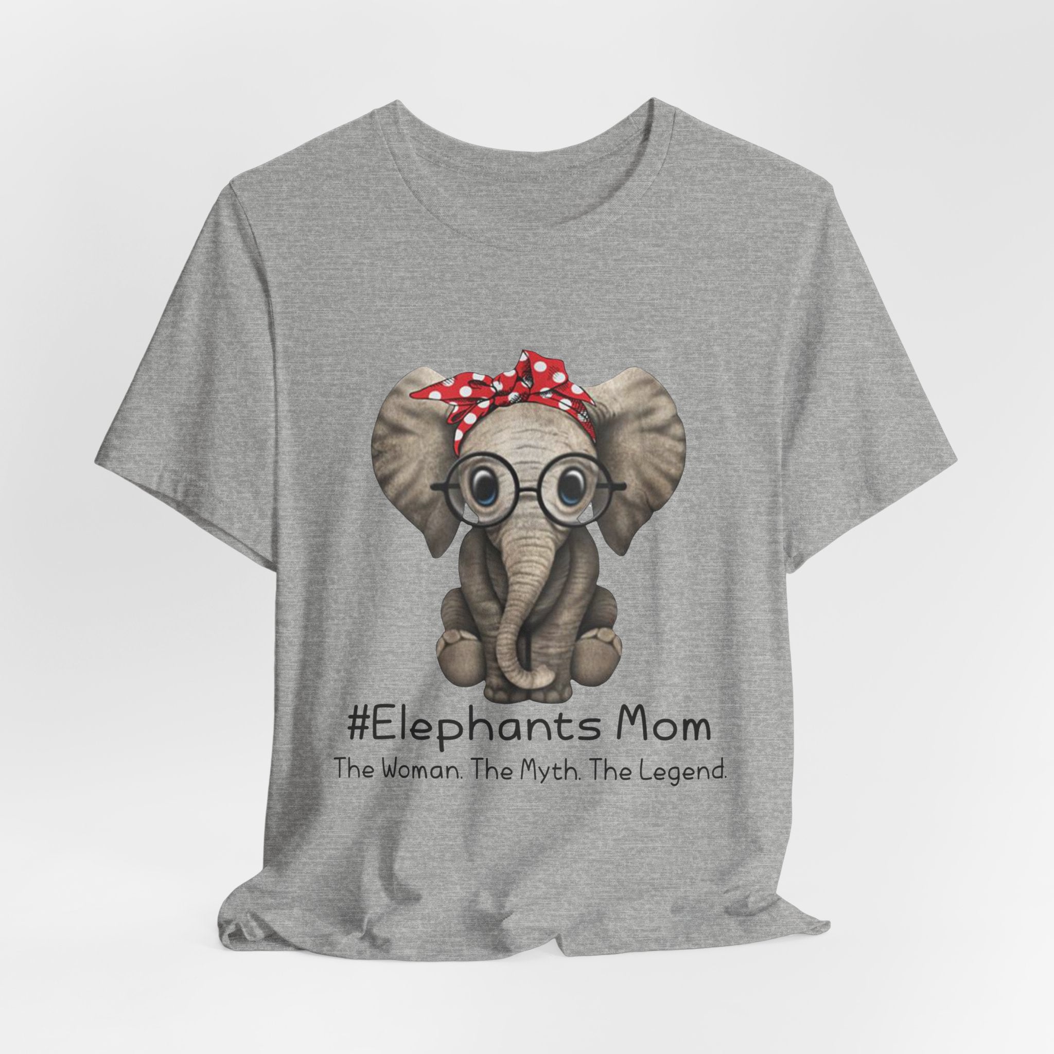 Elephants Mom The Legend T-Shirt | Elephant Lover Gift for Women