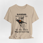 Blackbird Learn to Fly T-Shirt | Free Spirit Hippie Gift