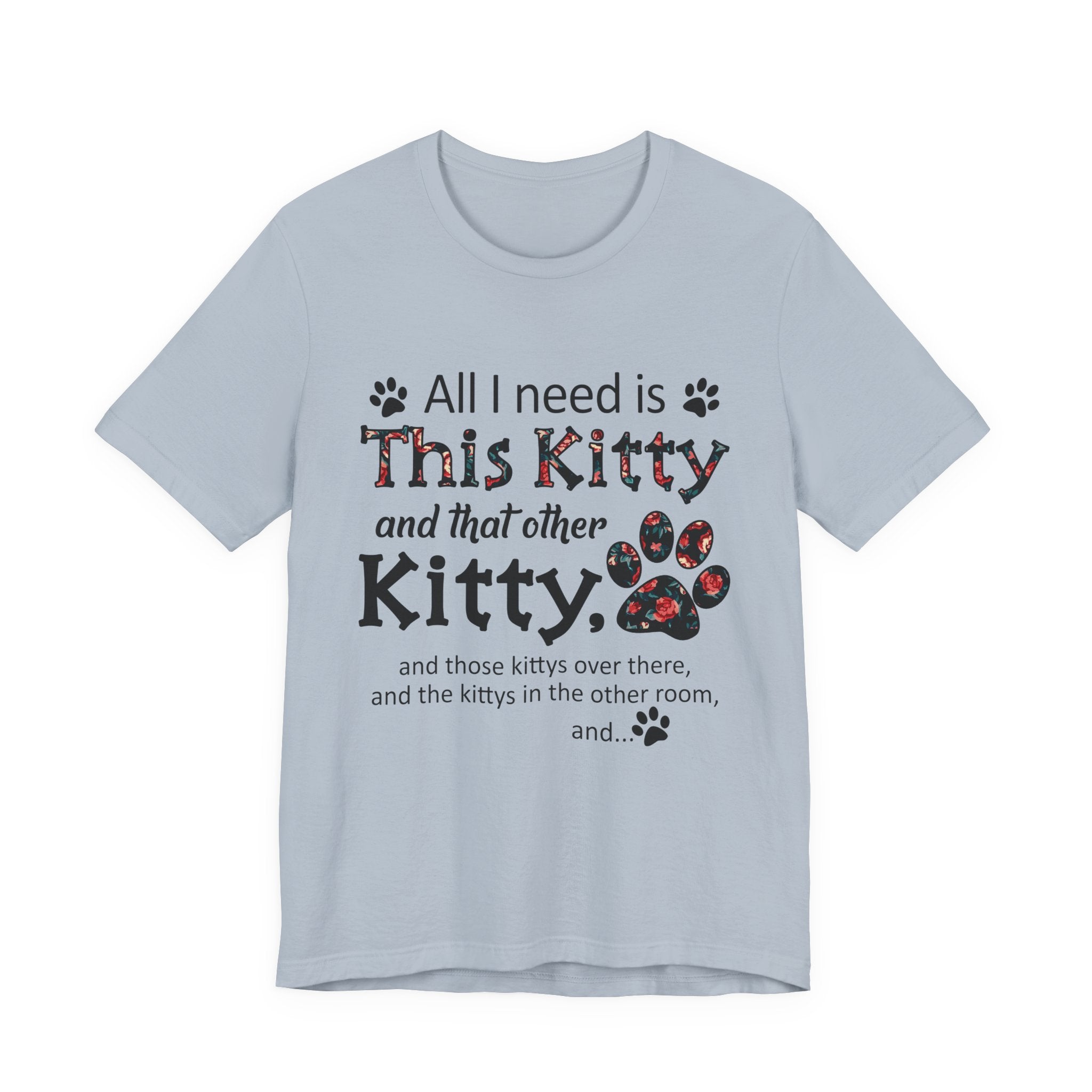 All I Need Is This Kitty T-Shirt | Crazy Cat Lover Gift