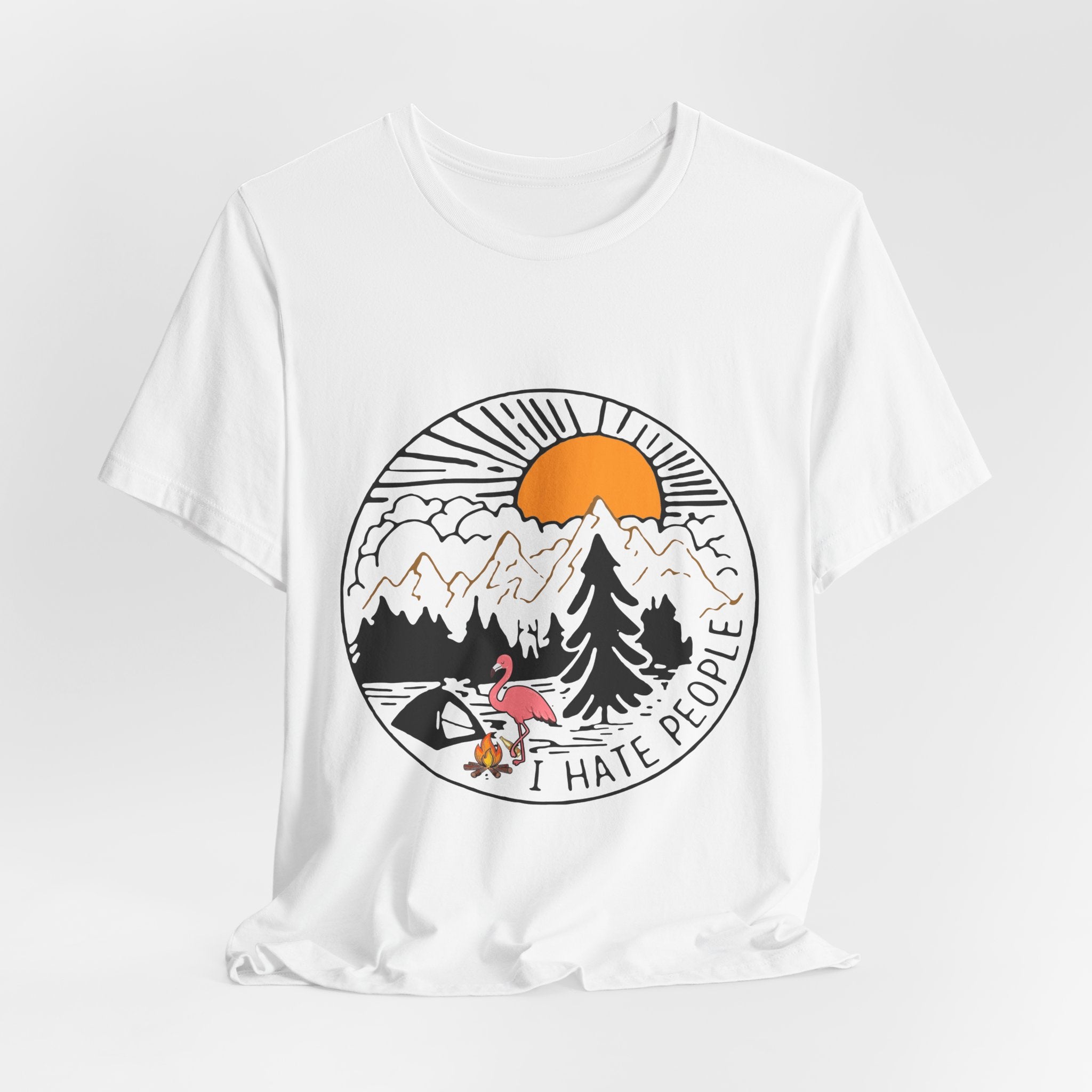 I Hate People Camping T-Shirt | Introvert Camper Gift