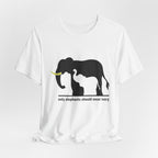 Only Elephants Should Wear Ivory T-Shirt | Wildlife Advocate Gift