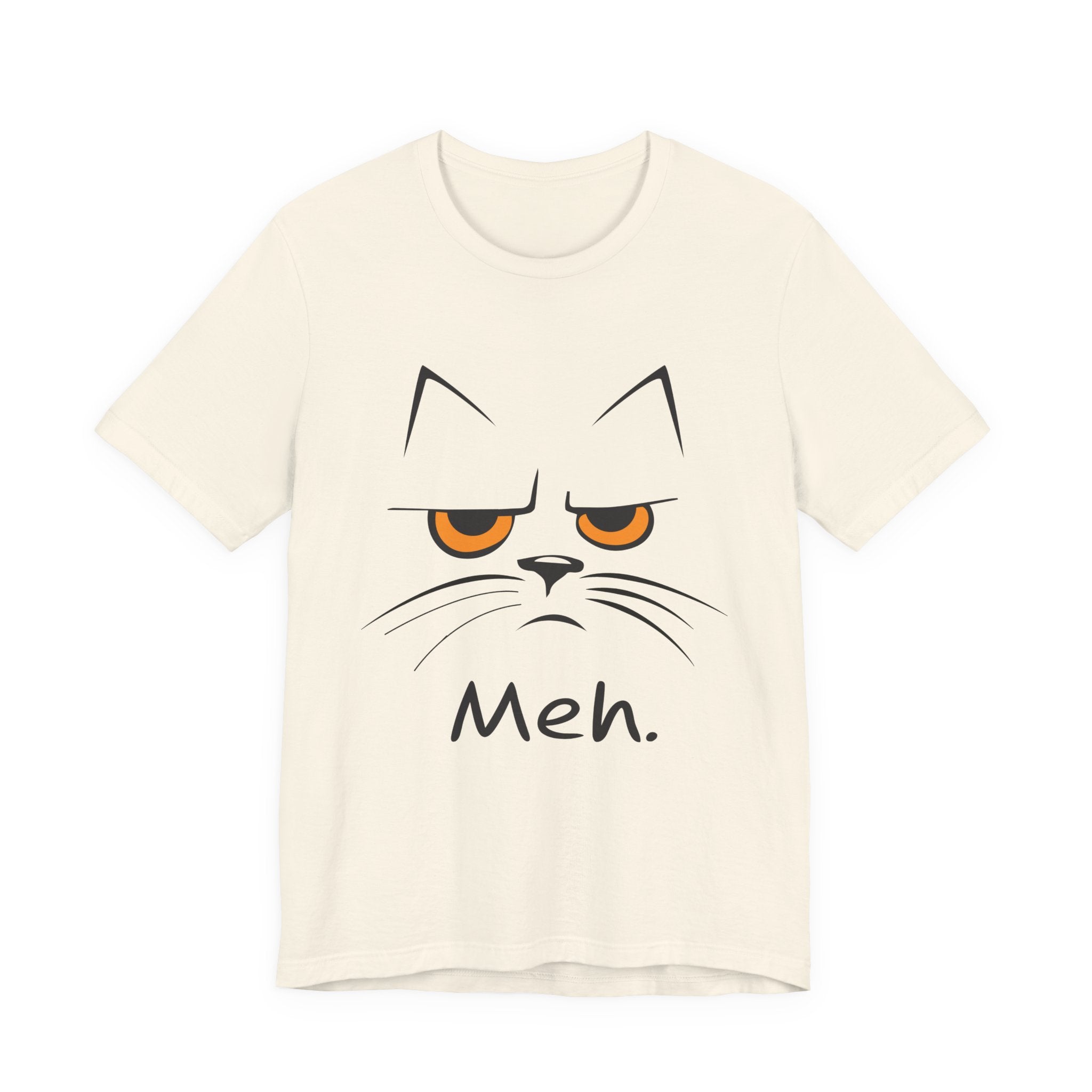Meh. Grumpy Cat T-Shirt | Relatable Cat Lover Gift