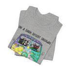 On a Dark Desert Highway Cats T-Shirt | Cat Lover Gift