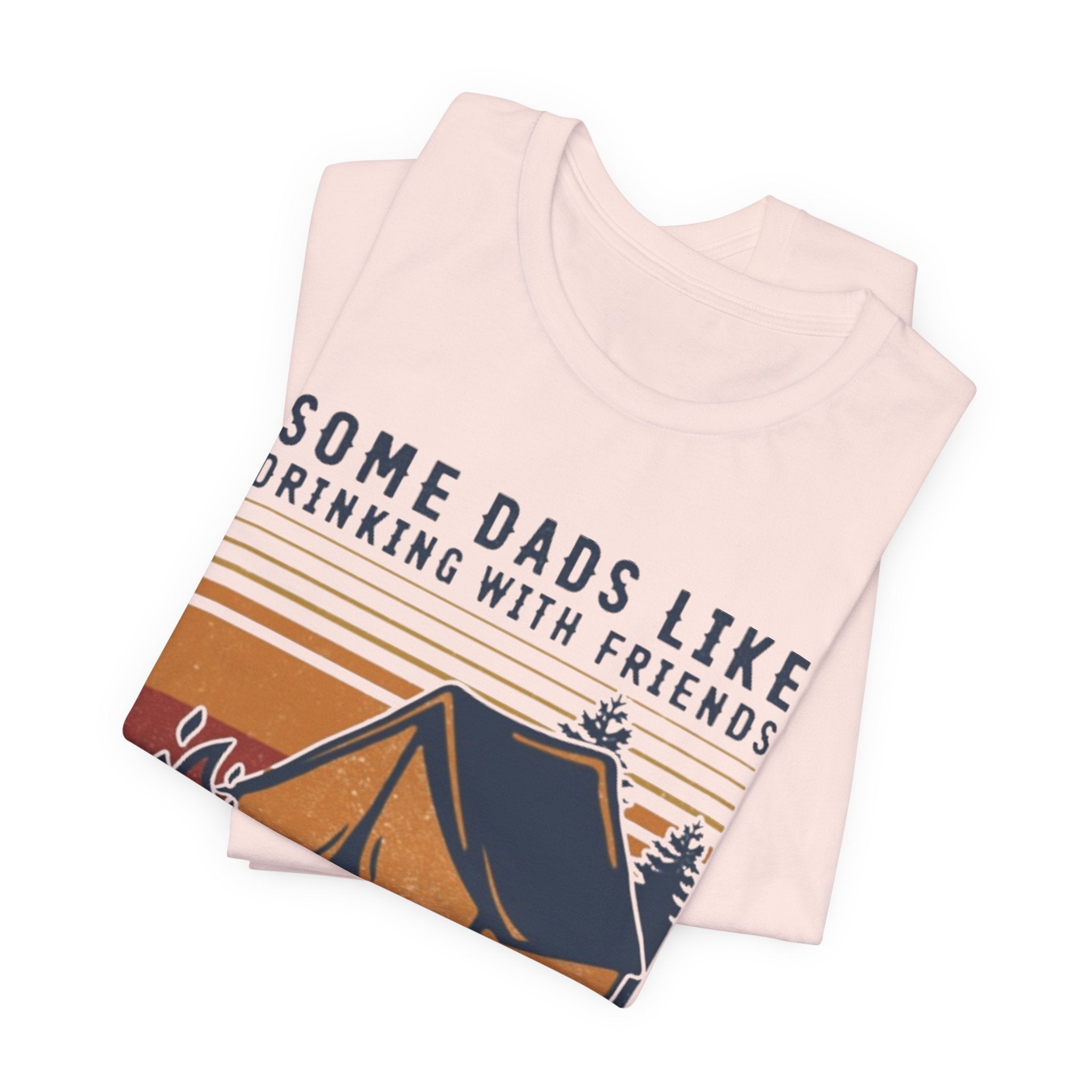 Great Dads Go Camping With Daughters T-Shirt | Camping Dad Gift