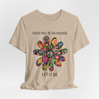 "Let It Be" Peace Flower T-Shirt | Hippie Soul Gift