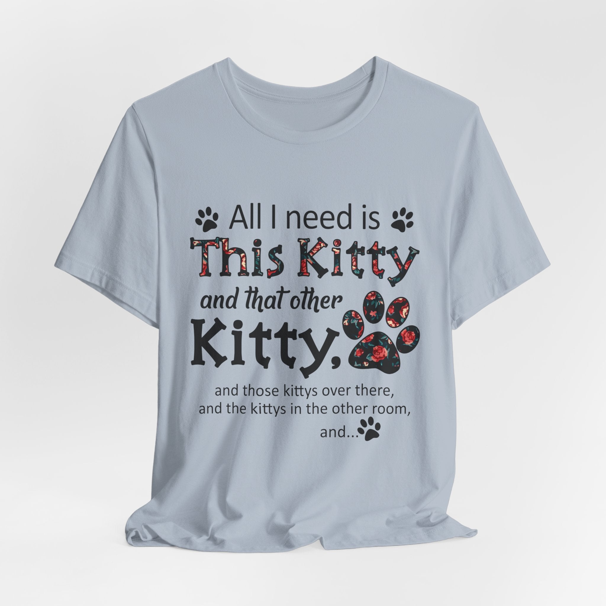 All I Need Is This Kitty T-Shirt | Crazy Cat Lover Gift