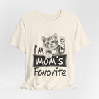 I'm Mom's Favorite T-Shirt | Funny Cat Mom Gift