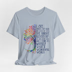 What a Wonderful World T-Shirt | Hippie Soul Gift