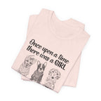 Girl Loved Dogs & Tattoos T-Shirt | Dog Lover Gift for Her