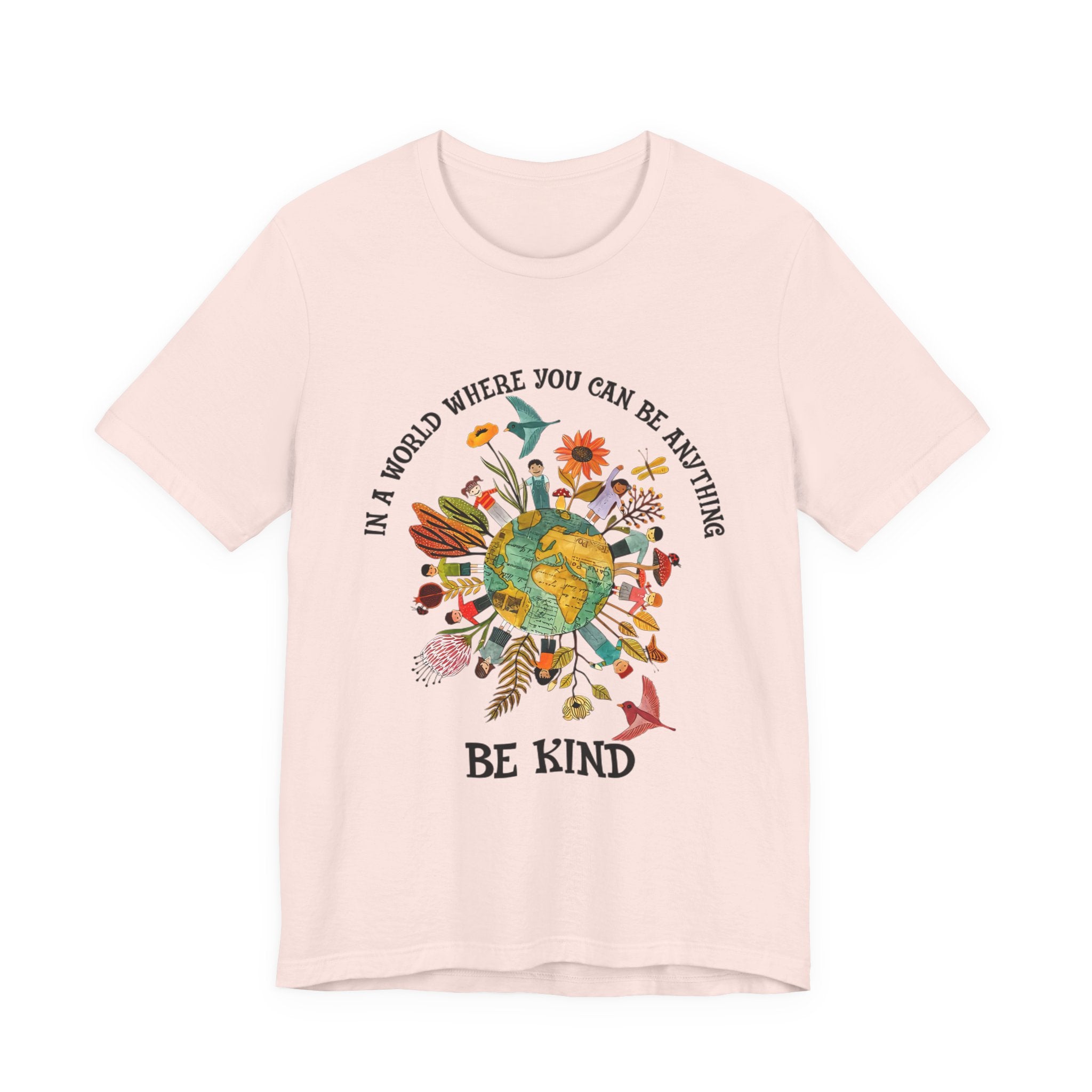 In A World Be Kind T-Shirt | Hippie Soul Gift