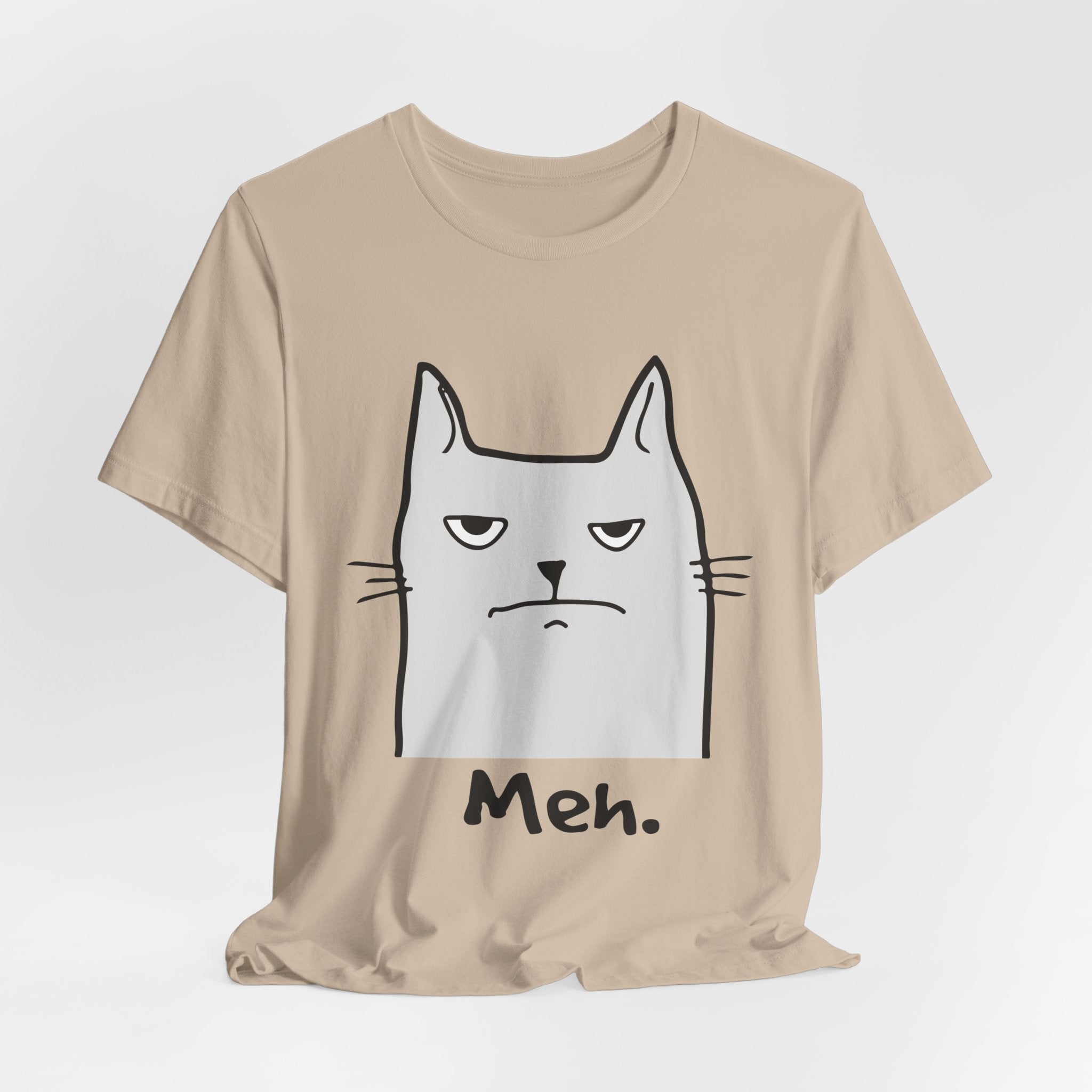 Meh. Grumpy Cat T-Shirt | Funny Cat Lover Gift