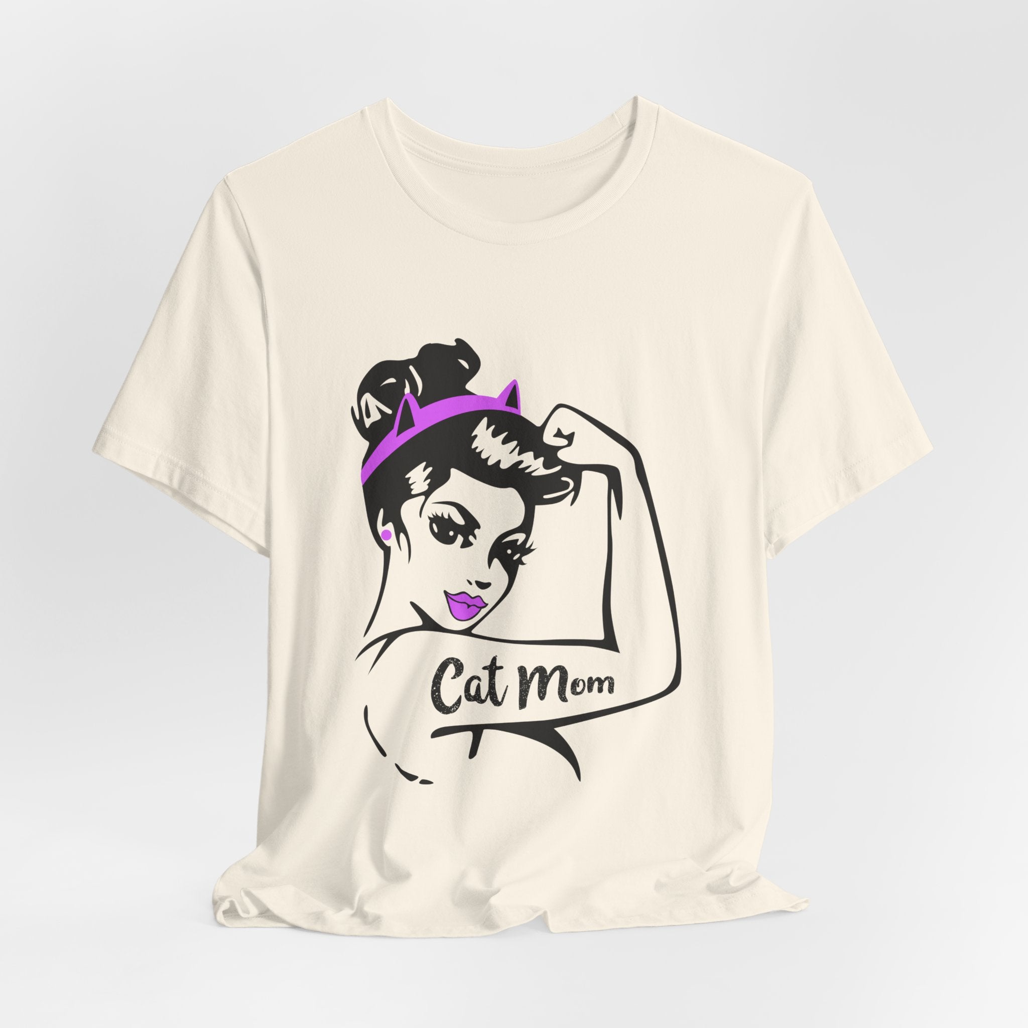 Cat Mom Rosie T-Shirt | Empowered Cat Mom Gift