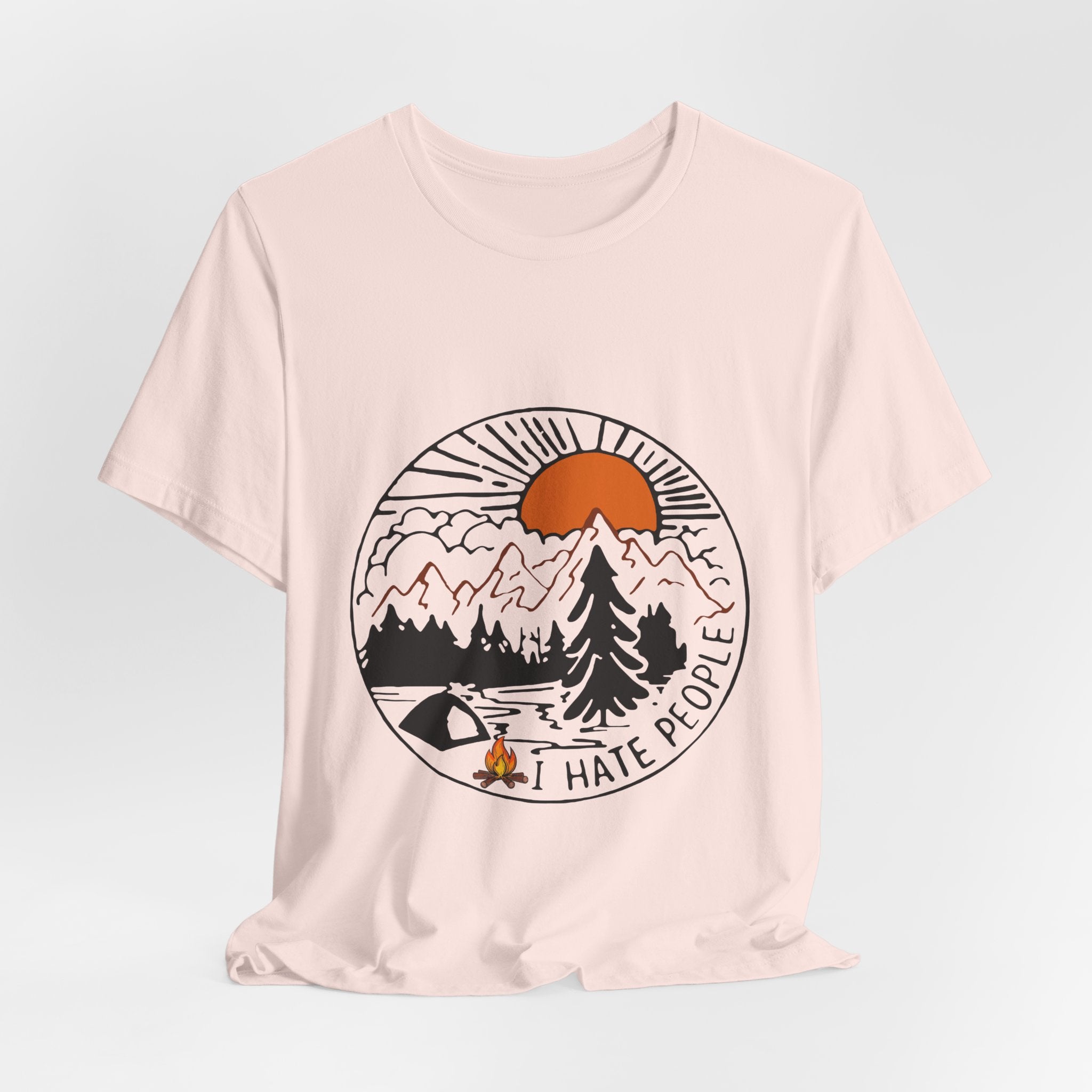 I HATE PEOPLE T-Shirt | Introverted Camper Gift