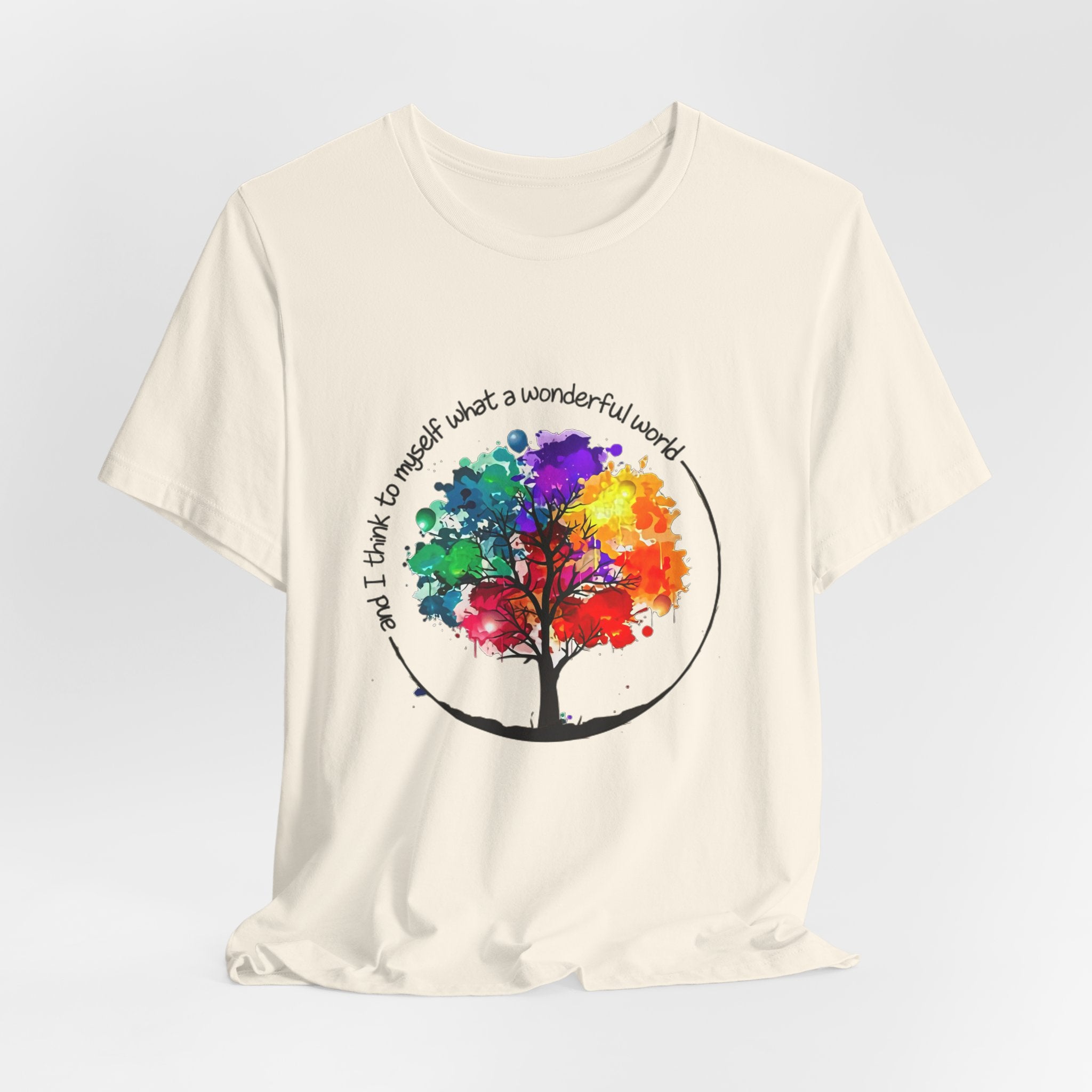 Wonderful World Tree T-Shirt | Hippie Soul Gift