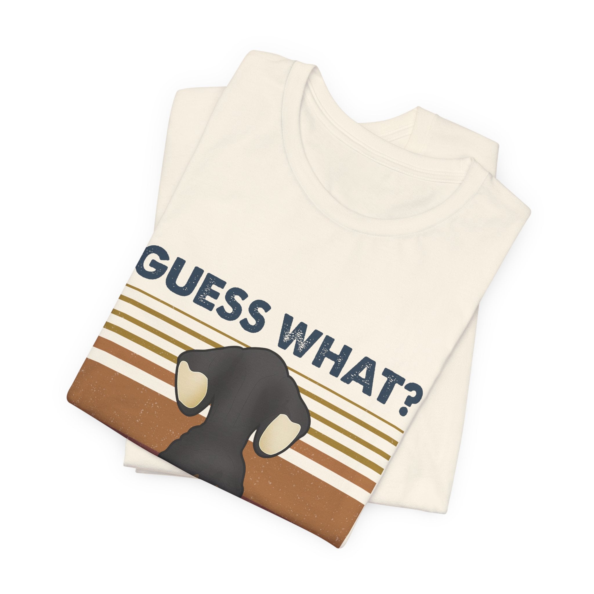 Guess What Wiener Butt T-Shirt | Funny Dachshund Lover Gift