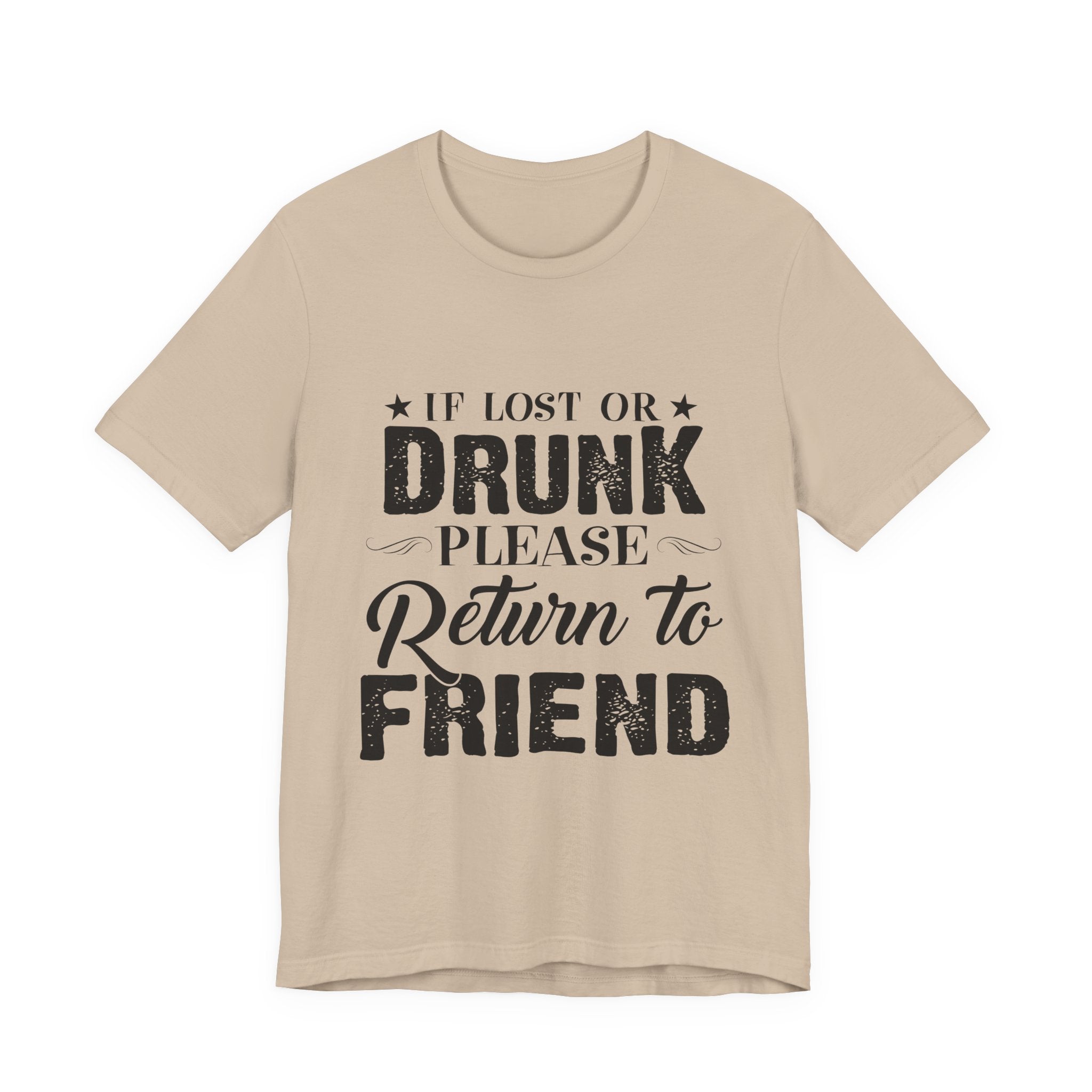 Lost Or Drunk Camping Tee | Campfire Party Gift